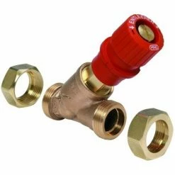 Coupon 😀 HONEYWELL RESIDEO Strangabsperrventil Kombi-3-Plus Rotguss, AG, DN 25, Rot, VL 🧨