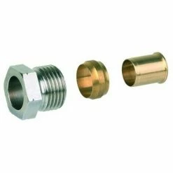 Schlussverkauf ⭐ HONEYWELL RESIDEO Home Verschraubung FIG Cu-, Weichstahlrohr, G 1/2 IG, 12mm 💯