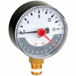 Schlussverkauf 👍 HONEYWELL RESIDEO Home Manometer M78M-MR Zu Filter F78TS, R 1/4, Teilung 0-16bar 🎉