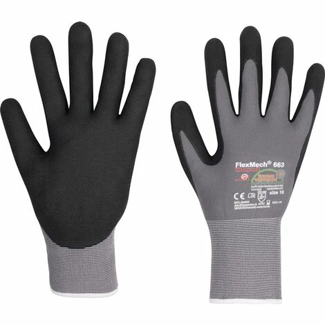 HONEYWELL KCL 663 Handschuhe FlexMech 663 Gr.10 grau/schwarz Nylon/EL/Nitrilschaum EN 3 Großhandel 👏 HONEYWELL KCL 663 Handschuhe FlexMech 663 Gr.10 Grau/schwarz Nylon/EL/Nitrilschaum EN 3 🔥 -HONEYWELL SHOP 42239132 1
